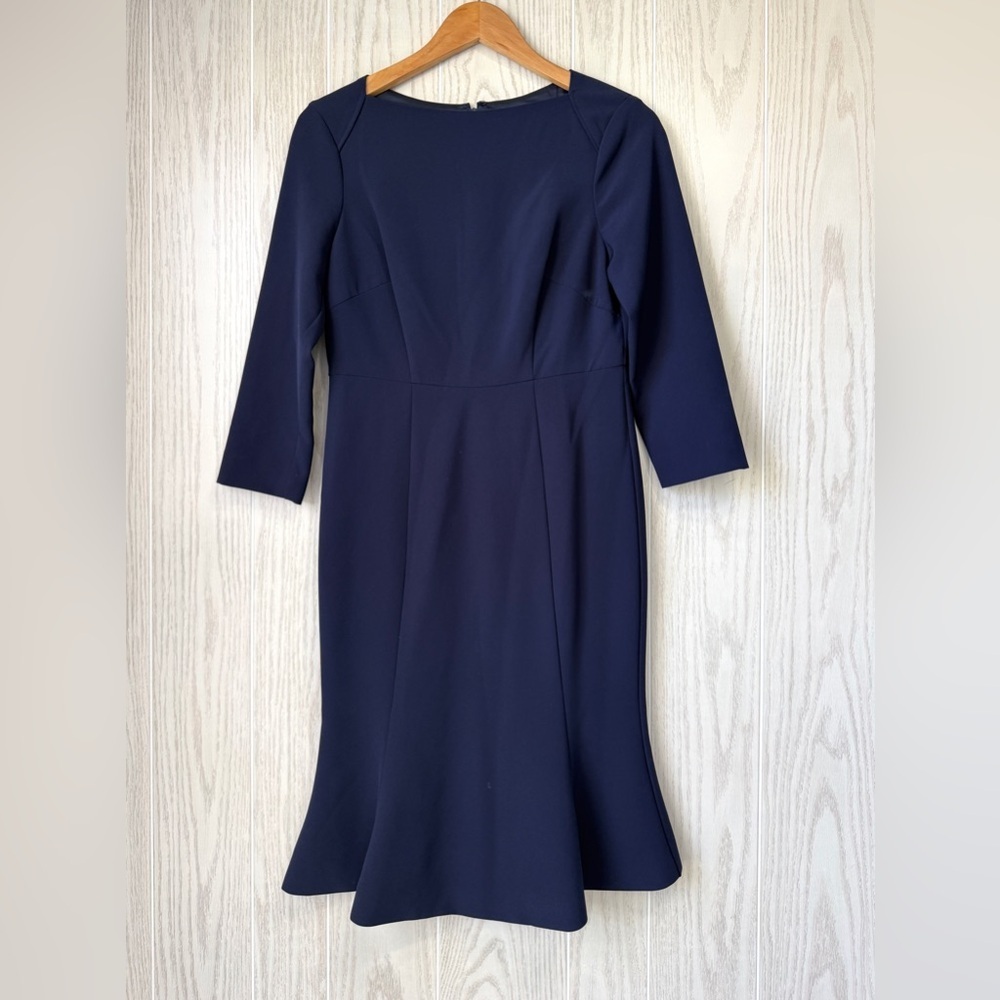Boden Navy Fit & Flare Dress US 4
